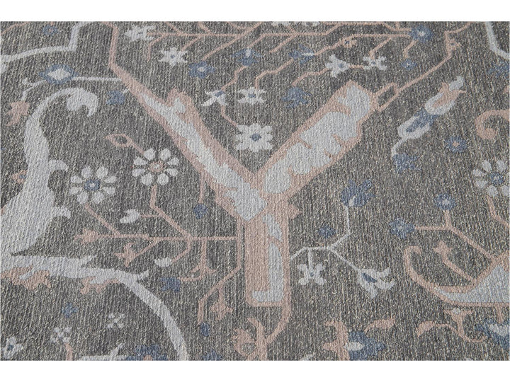 21st Century Modern Soumak Oversize Wool Rug 12' x 15'