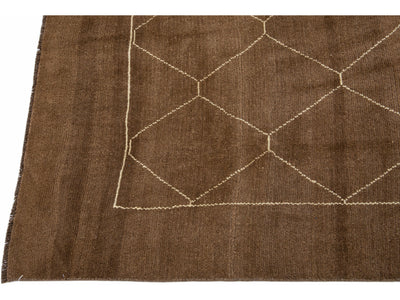 Modern Moroccan Wool Rug 7 X 10