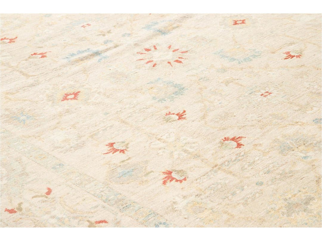 Contemporary Sultanabad Wool Rug 9 X 13
