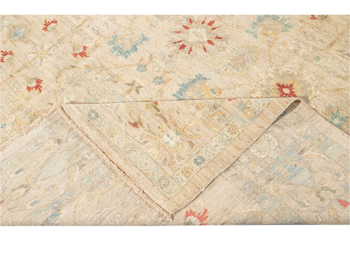 Contemporary Sultanabad Wool Rug 9 X 13