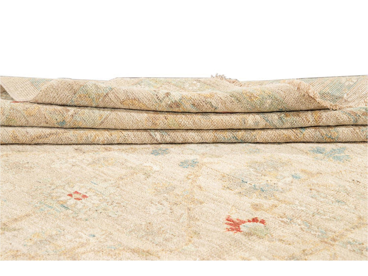 Contemporary Sultanabad Wool Rug 9 X 13