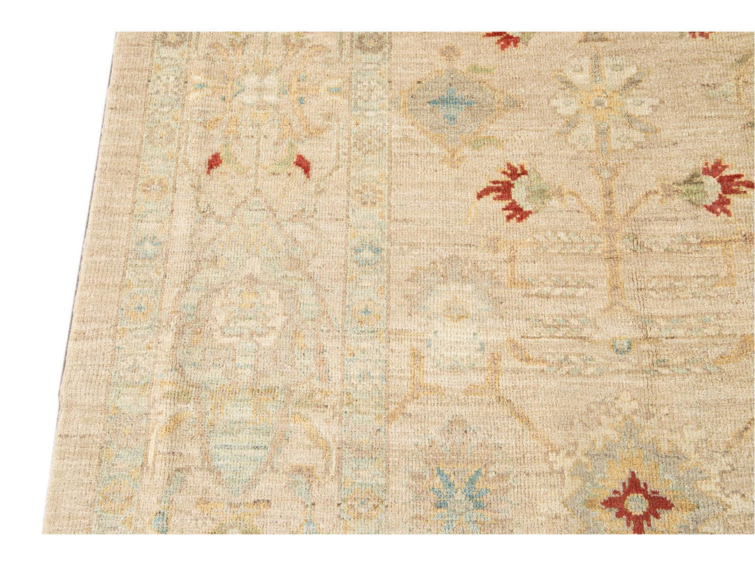 Contemporary Sultanabad Wool Rug 9 X 13