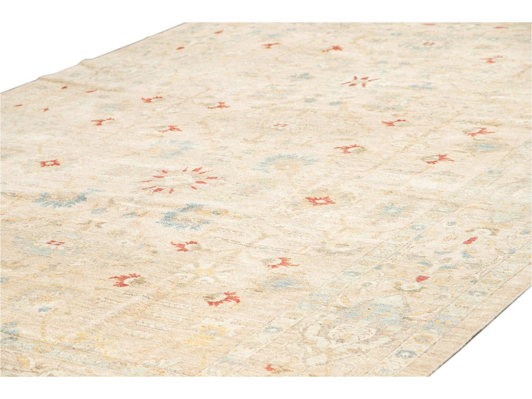 Contemporary Sultanabad Wool Rug 9 X 13