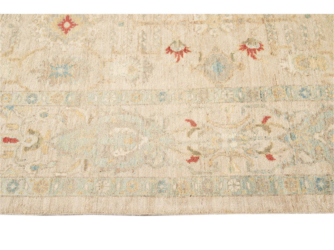 Contemporary Sultanabad Wool Rug 9 X 13