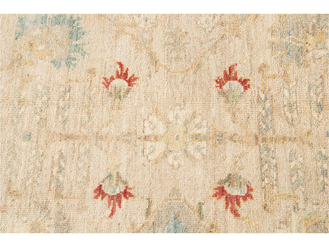 Contemporary Sultanabad Wool Rug 9 X 13