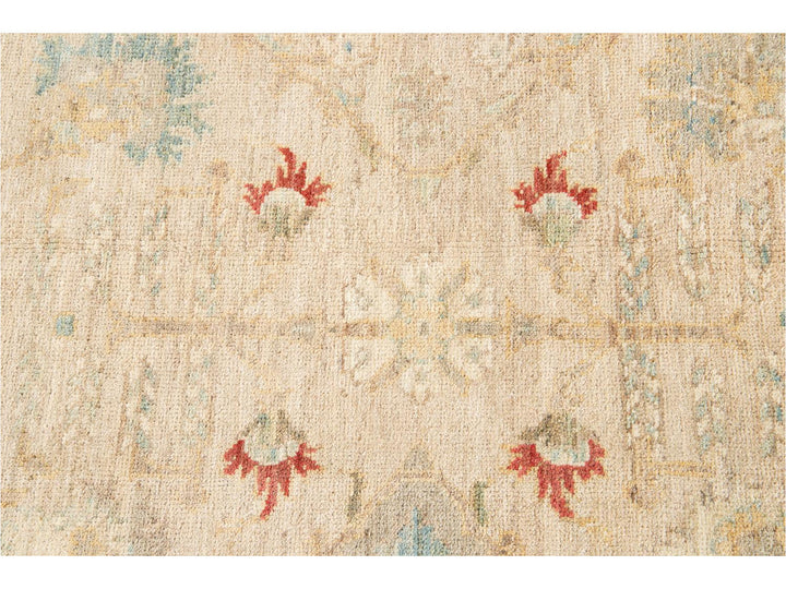 Contemporary Sultanabad Wool Rug 9 X 13