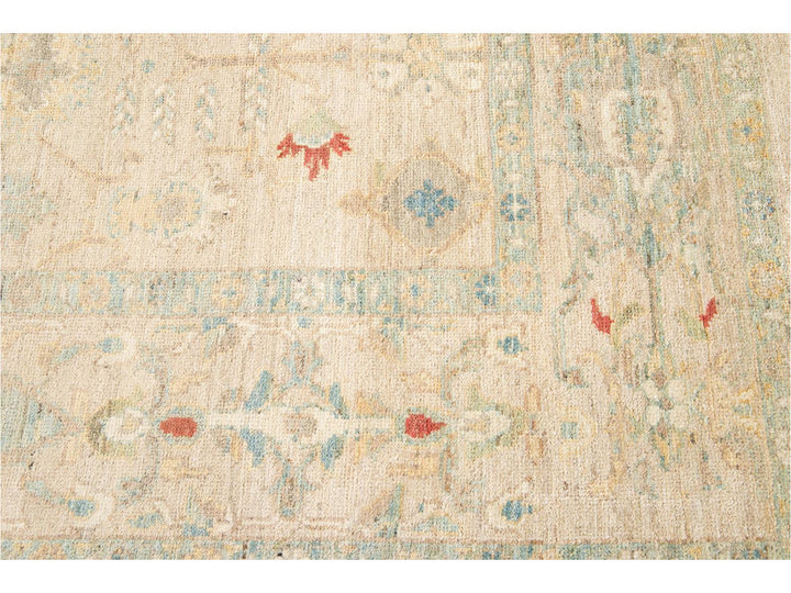 Contemporary Sultanabad Wool Rug 9 X 13