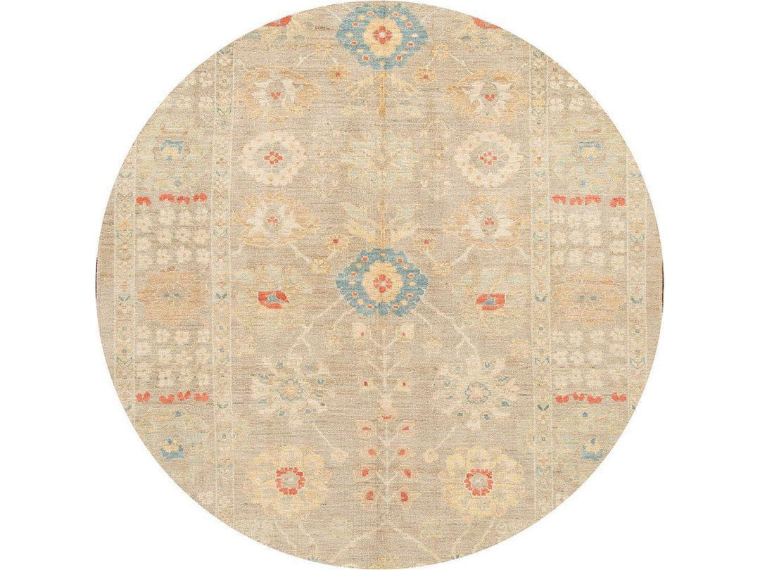 Contemporary Sultanabad Wool Rug 7 X 10