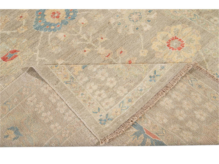 Contemporary Sultanabad Wool Rug 7 X 10