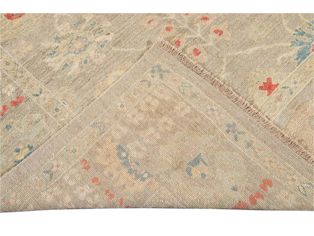 Contemporary Sultanabad Wool Rug 7 X 10