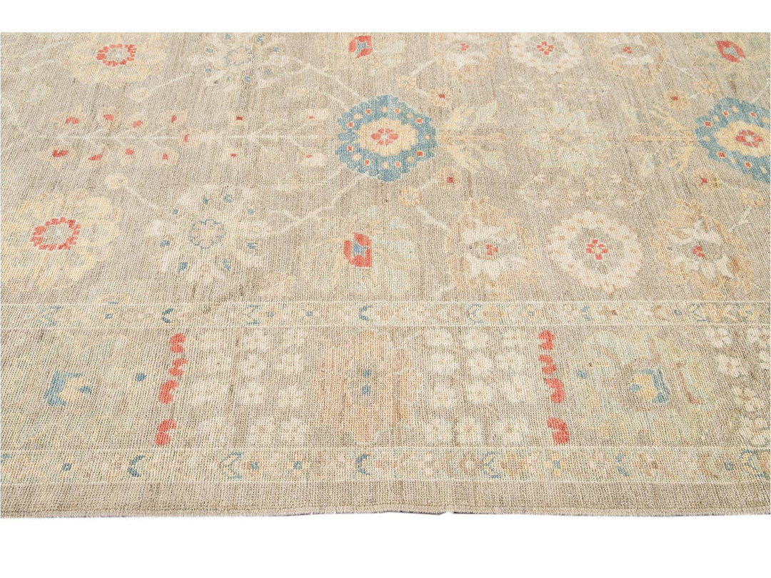 Contemporary Sultanabad Wool Rug 7 X 10