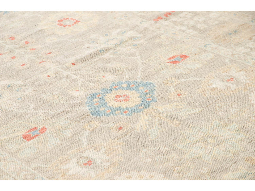 Contemporary Sultanabad Wool Rug 7 X 10