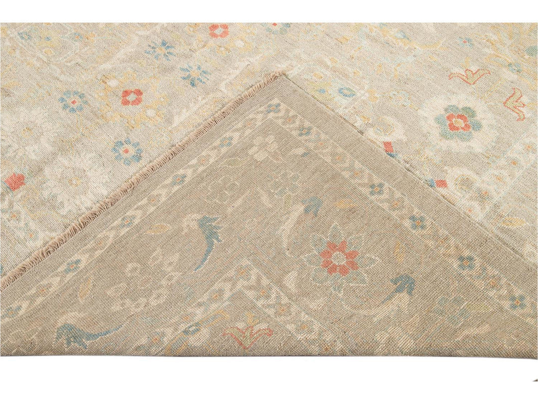 Contemporary Sultanabad Wool Rug 10 X 12