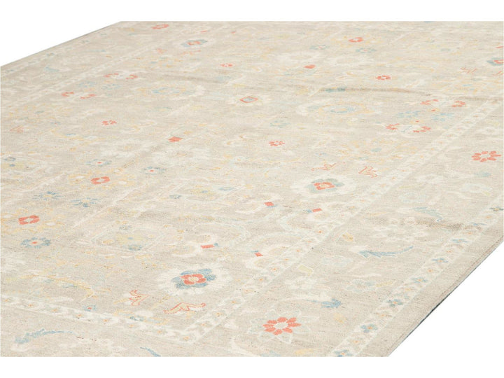 Contemporary Sultanabad Wool Rug 10 X 12