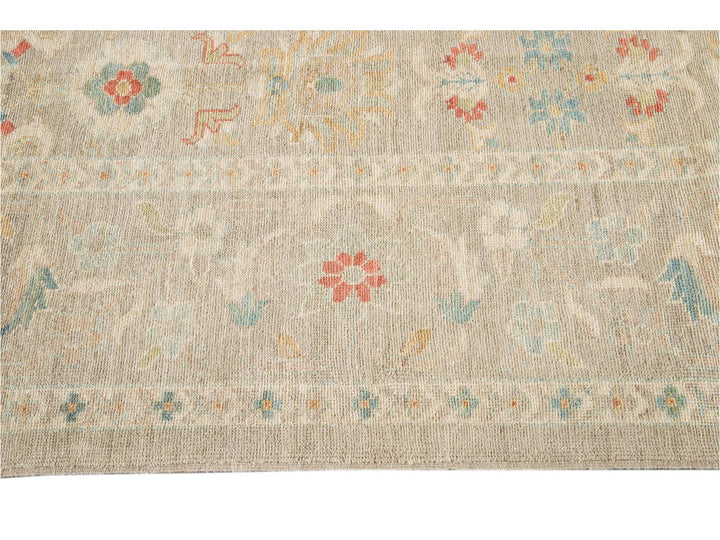 Contemporary Sultanabad Wool Rug 10 X 12