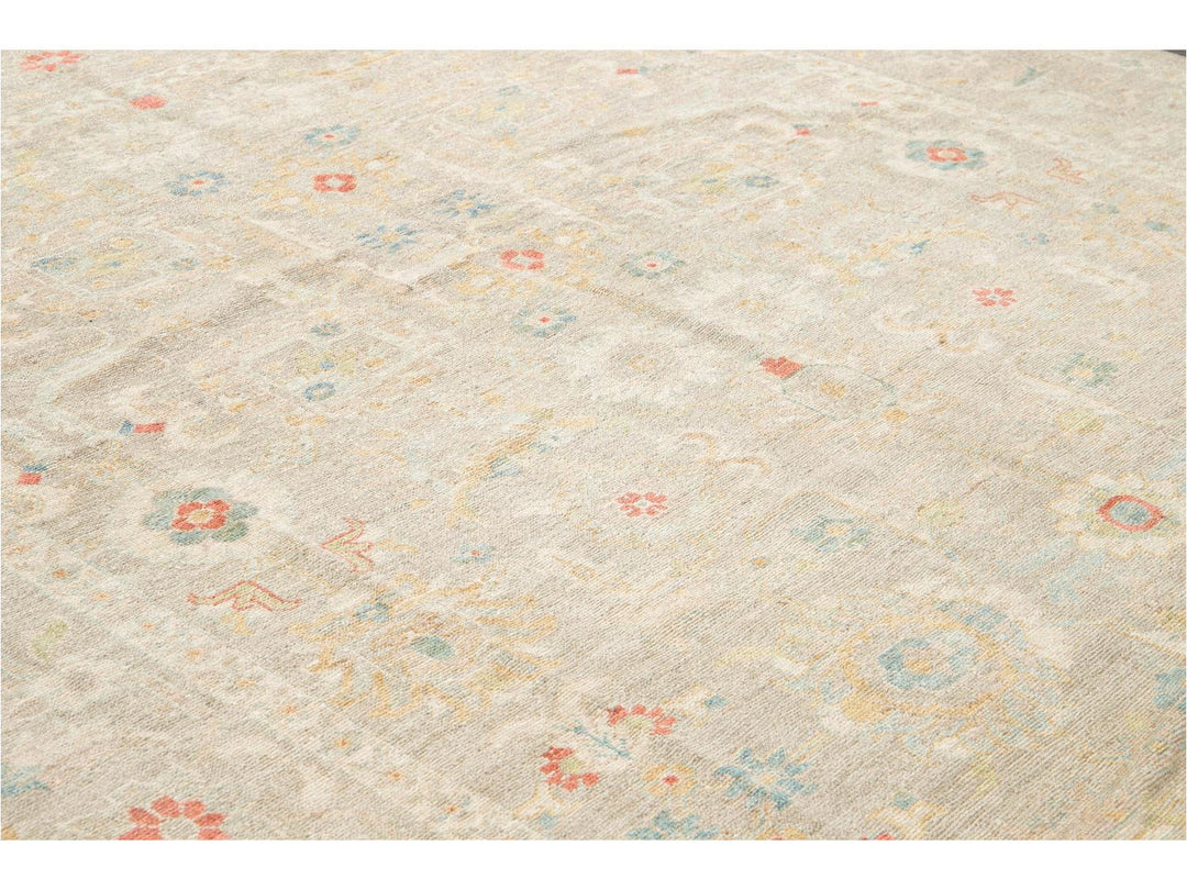 Contemporary Sultanabad Wool Rug 10 X 12