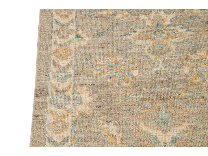 21st Century Modern Sultanabad Wool Runner Rug 3 X 10