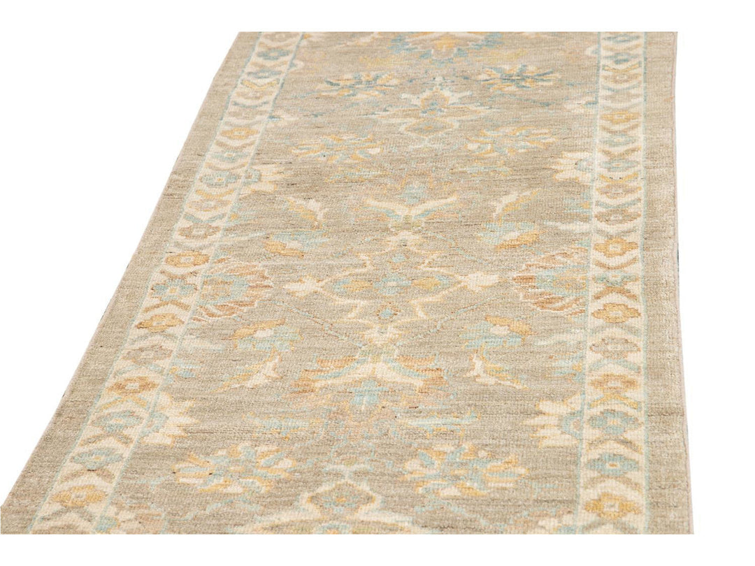 21st Century Modern Sultanabad Wool Runner Rug 3 X 10