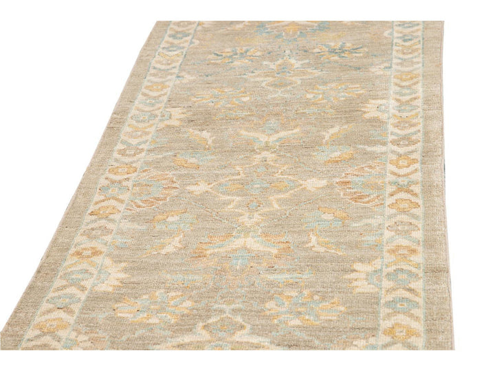 21st Century Modern Sultanabad Wool Runner Rug 3 X 10