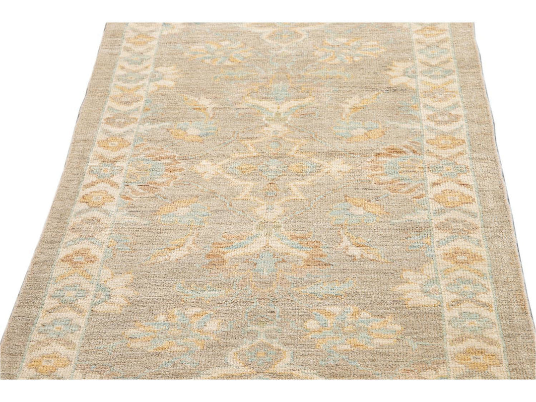 21st Century Modern Sultanabad Wool Runner Rug 3 X 10