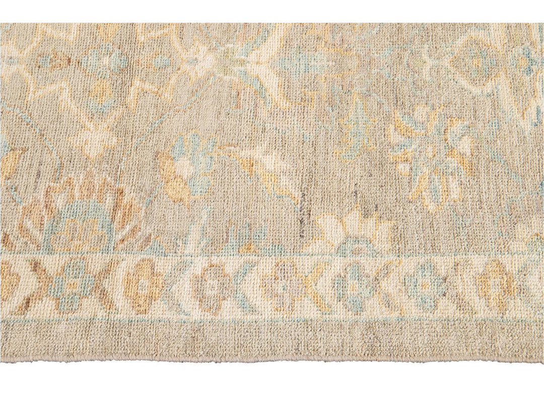 21st Century Modern Sultanabad Wool Runner Rug 3 X 10