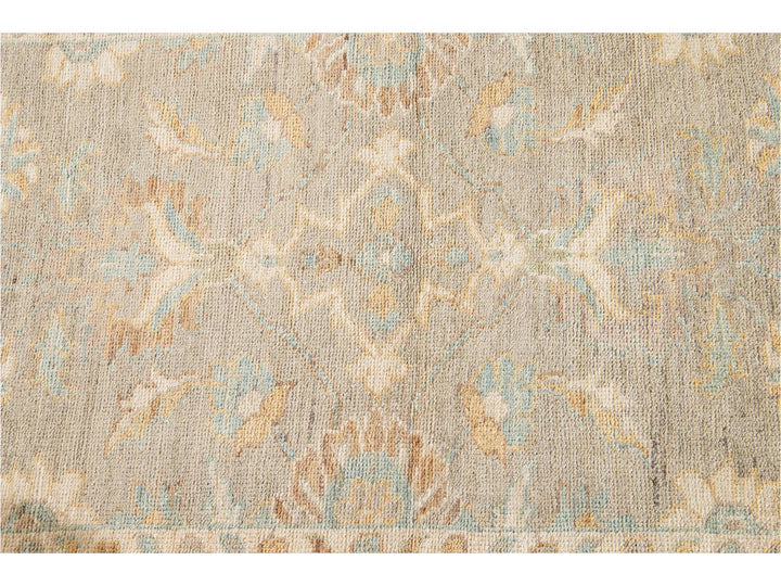 21st Century Modern Sultanabad Wool Runner Rug 3 X 10