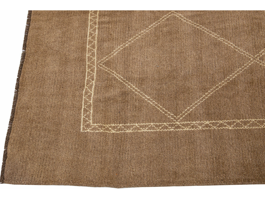 Modern Moroccan Wool Rug 7 X 7