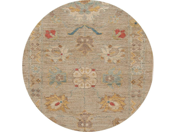 21st Century Modern Sultanabad Wool Runner Rug 3 X 17