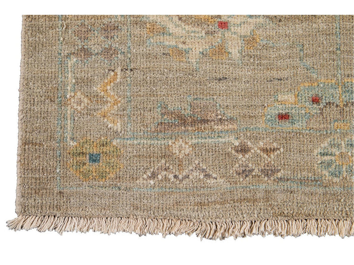 21st Century Modern Sultanabad Wool Runner Rug 3 X 17