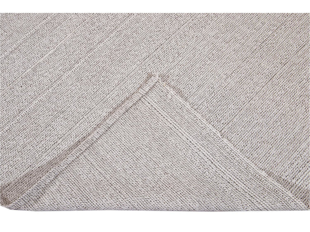 Vintage Flat-Weave Wool Rug 10 X 13