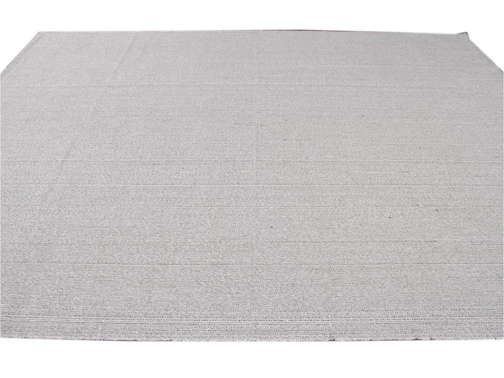 Vintage Flat-Weave Wool Rug 10 X 13