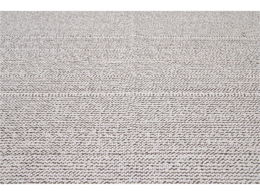 Vintage Flat-Weave Wool Rug 10 X 13