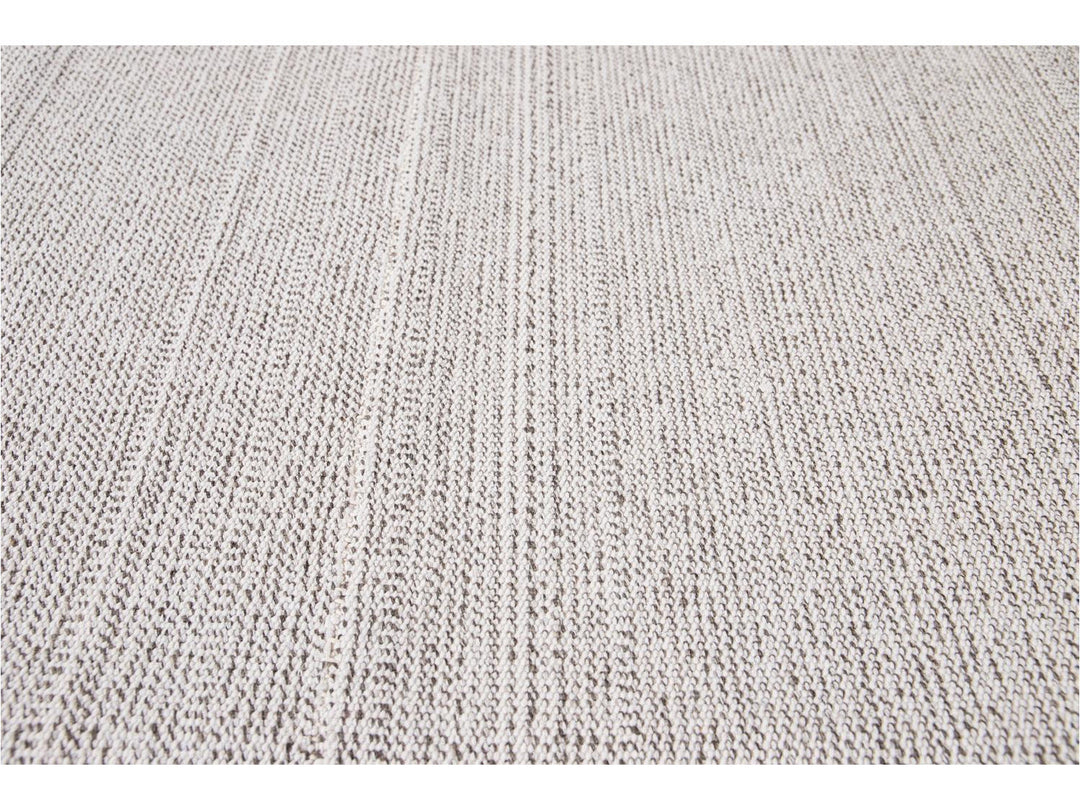 Vintage Flat-Weave Wool Rug 10 X 13