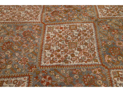 Antique Mahal Wool Rug 10 X 20