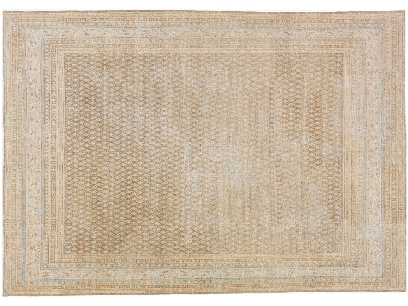 Antique Hamadan Wool Rug 8 X 12