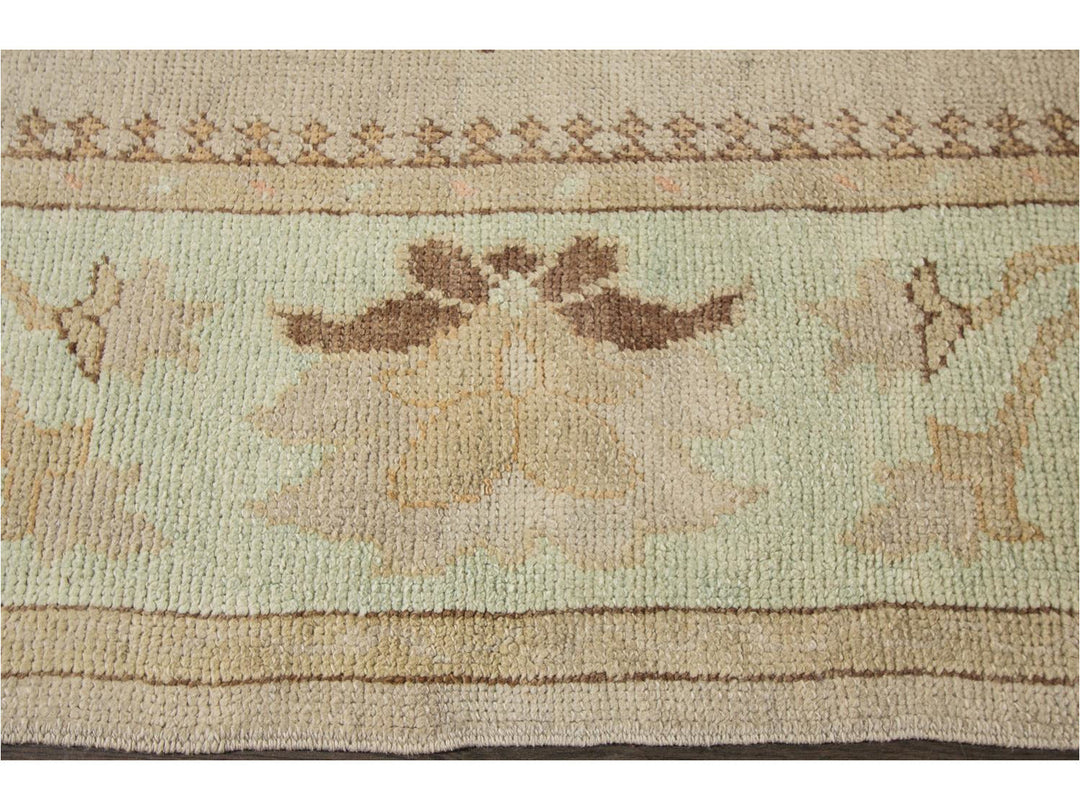 Modern Designed Turkish Oushak Rug 10 X 15