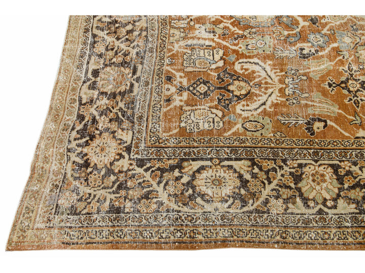 Antique Mahal Wool Rug 11 X 14