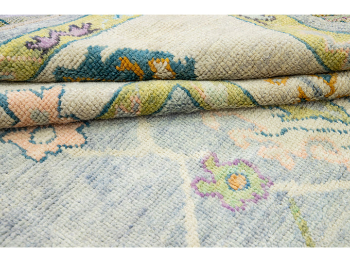 Modern Oushak Wool Rug 10 X 15