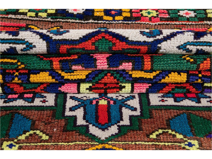 Mid-20th Century Vintage Turkish Wool Runner Rug 3 X 11