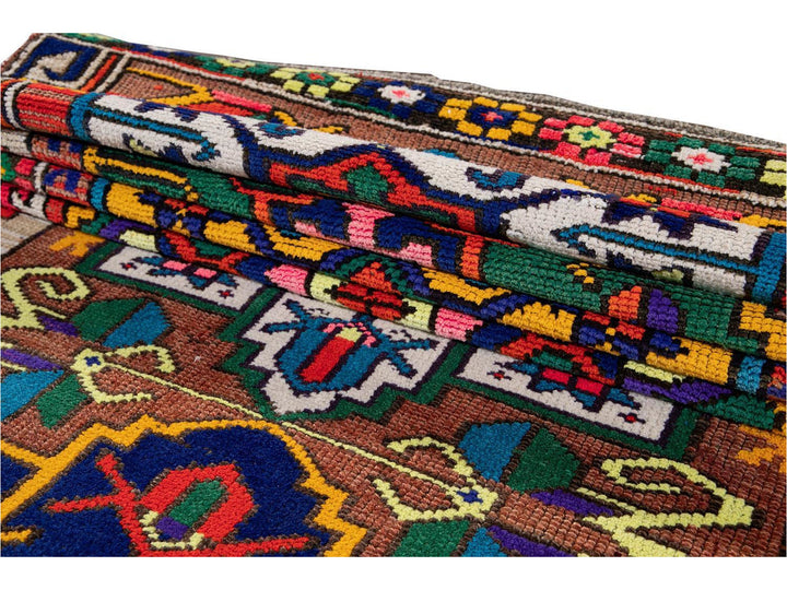 Mid-20th Century Vintage Turkish Wool Runner Rug 3 X 11