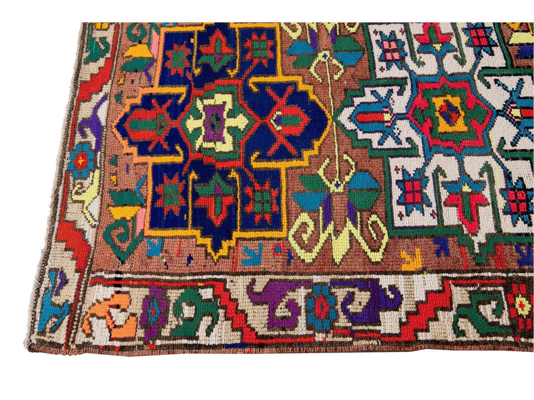 Mid-20th Century Vintage Turkish Wool Runner Rug 3 X 11