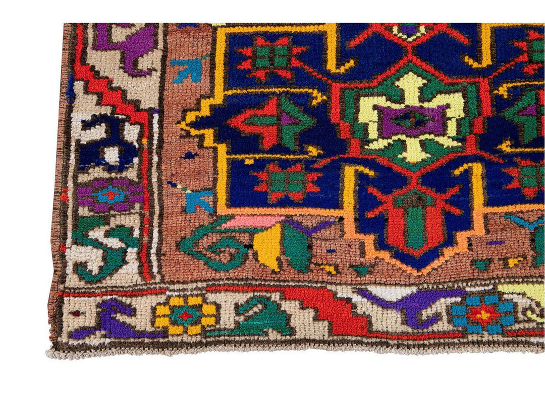 Mid-20th Century Vintage Turkish Wool Runner Rug 3 X 11