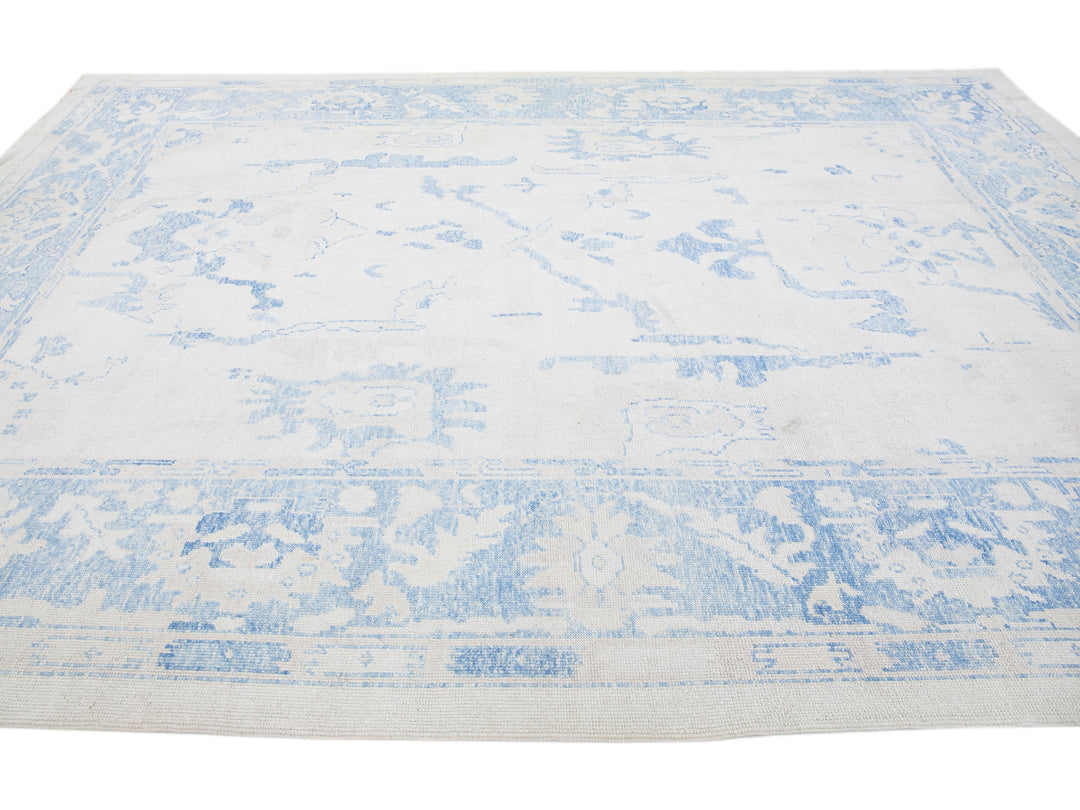 Modern Turkish Wool Rug 10 X 14