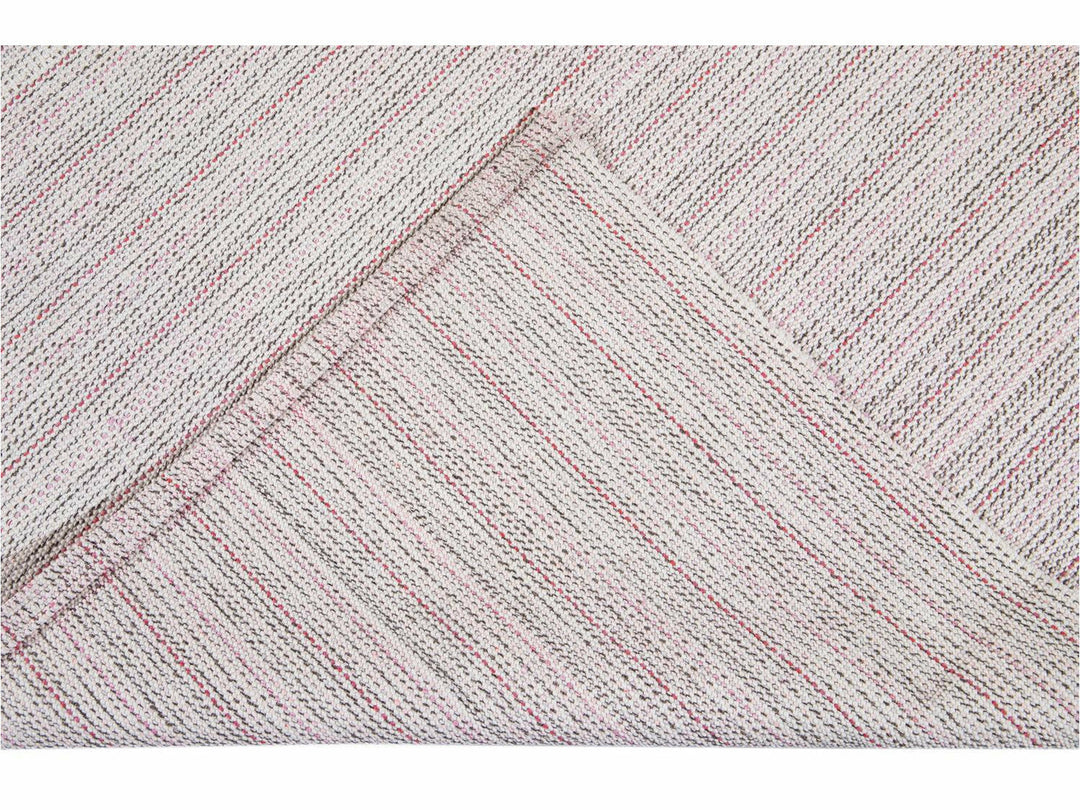 Vintage Flat-Weave Wool Rug 10 X 13