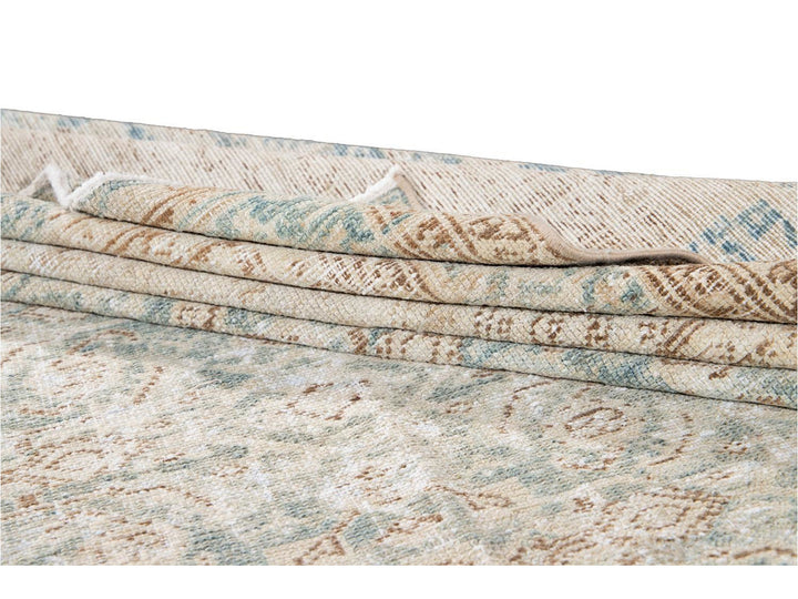 Vintage Persian Malayer Wool Runner 7 X 16