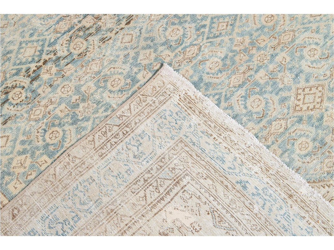 Vintage Persian Malayer Wool Runner 7 X 16