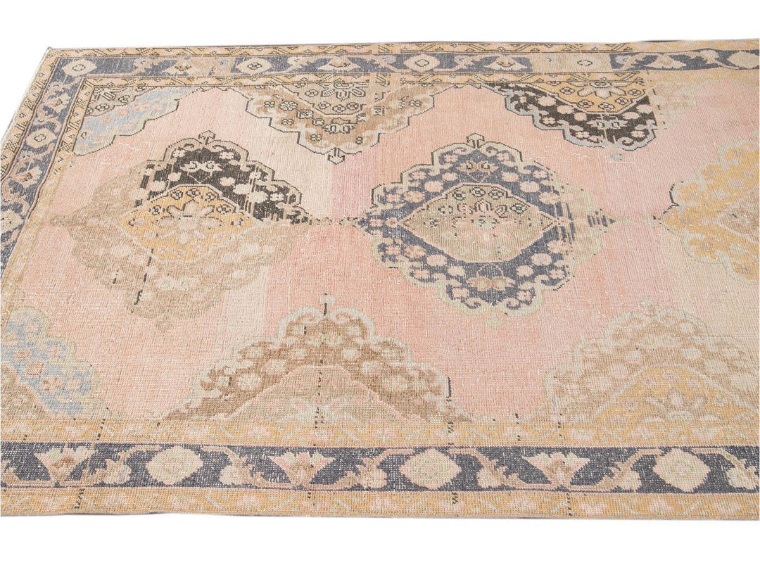 Antique Turkish Wool Runner 5 X 13