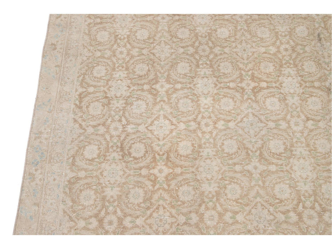 Vintage Persian Tabriz Rug 7 X 11