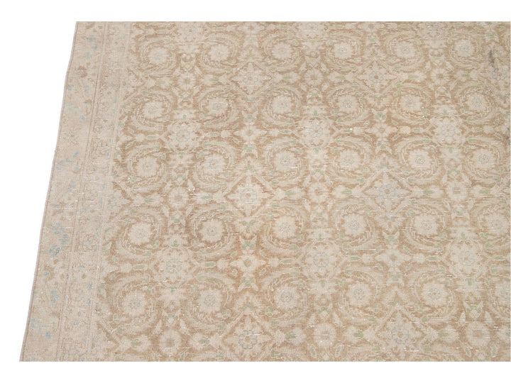 Vintage Persian Tabriz Rug 7 X 11