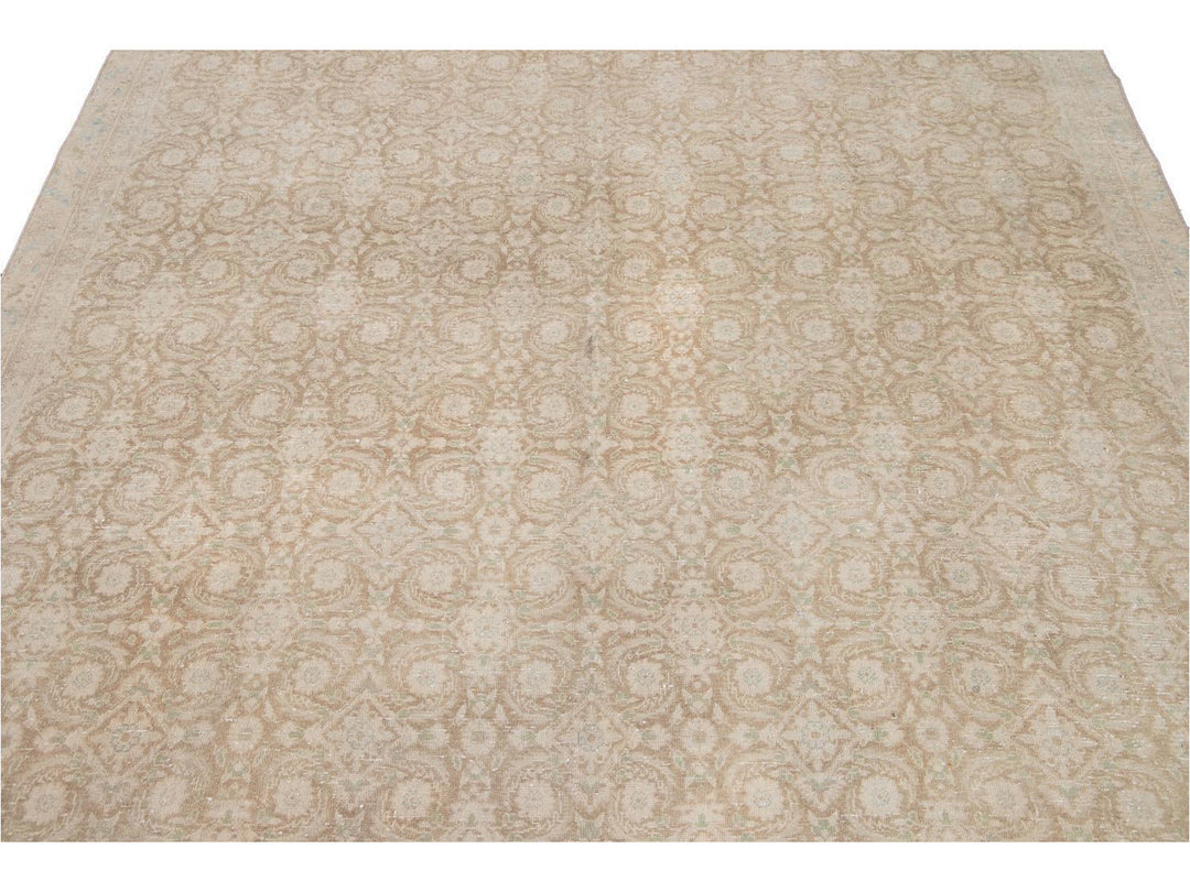 Vintage Persian Tabriz Rug 7 X 11